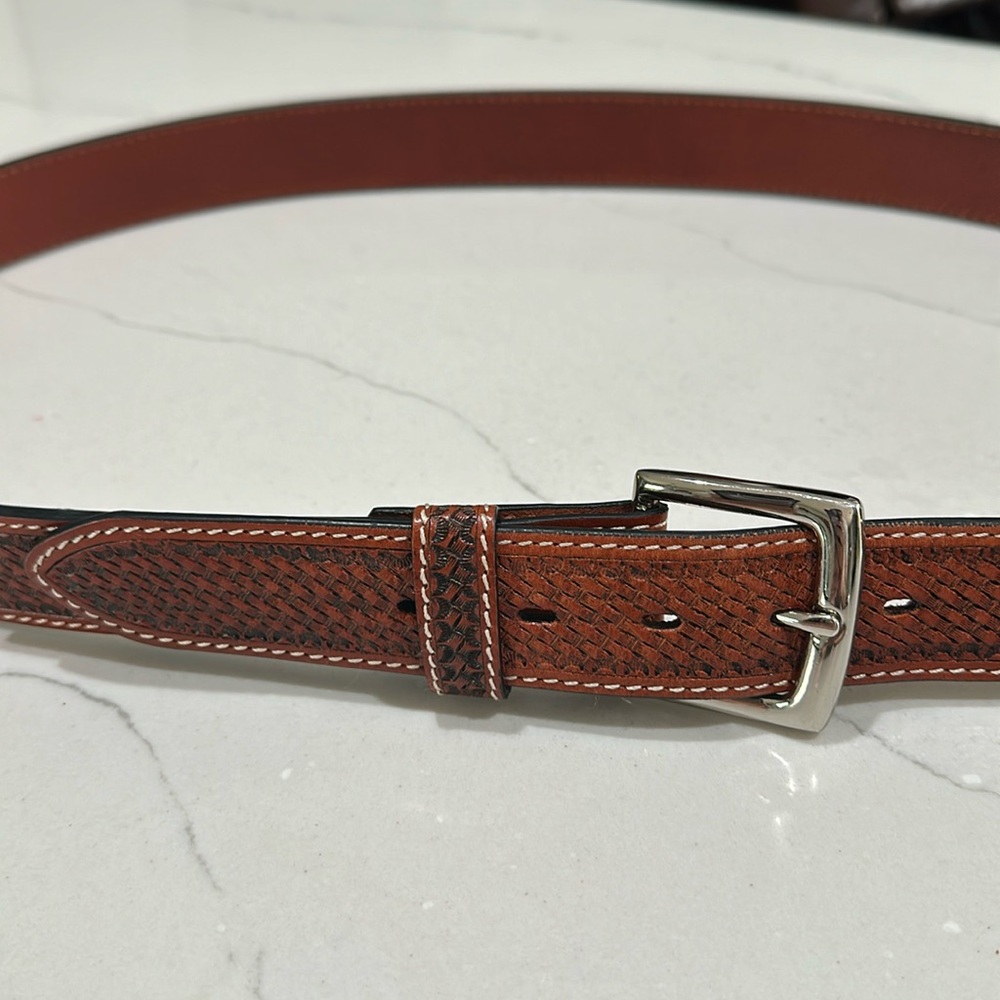 Men’s Leather Belt, Genuine Leather, 50 Waist, Ranger Belt Co.